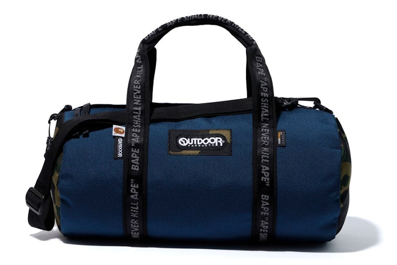 BAPE x Outdoors Products Drum Bag Navy