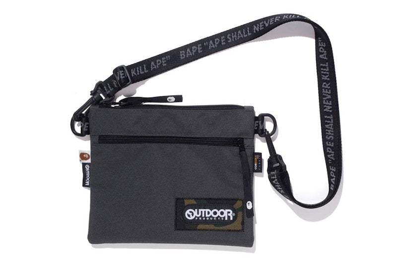 BAPE x Outdoors Products Mini Shoulder Bag Grey
