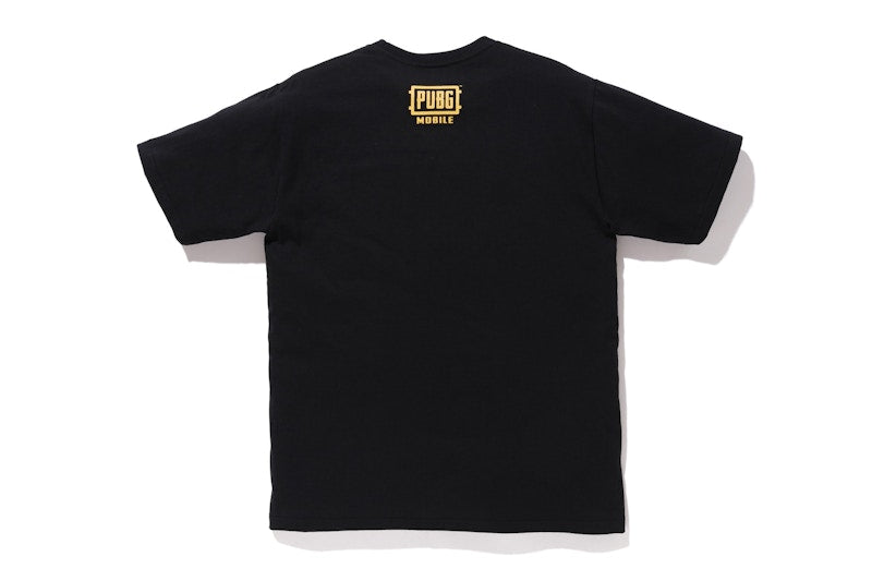 BAPE x PUBG Ape Head Tee Black