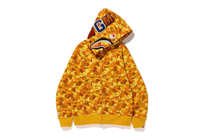 BAPE x PUBG Shark Full Zip Hoodie Orange