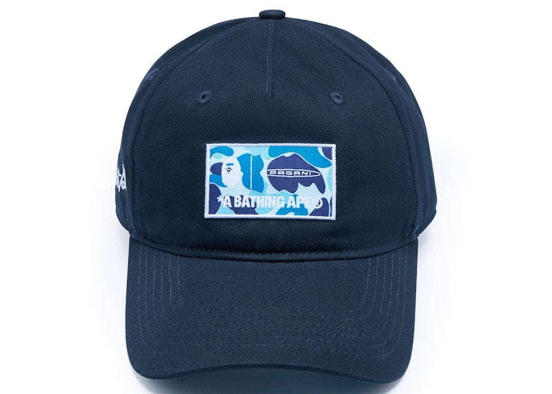 BAPE x Pagani Cap Navy Blue ABC Camo