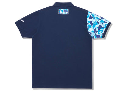 BAPE x Pagani Polo Navy Blue ABC Camo