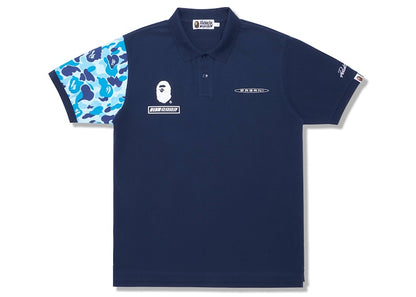 BAPE x Pagani Polo Navy Blue ABC Camo