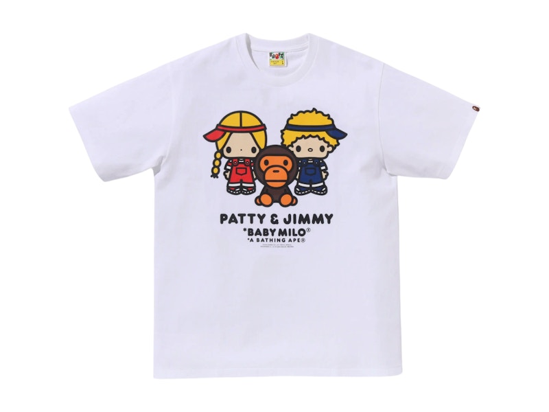 BAPE x Patty Jimmy Baby Milo Tee White