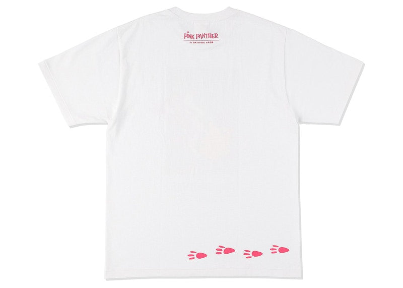 BAPE x Pink Panther ABC Camo Wall Tee White