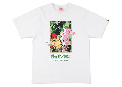 BAPE x Pink Panther ABC Camo Wall Tee White