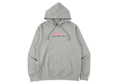 BAPE x Pink Panther Pullover Hoodie Gray