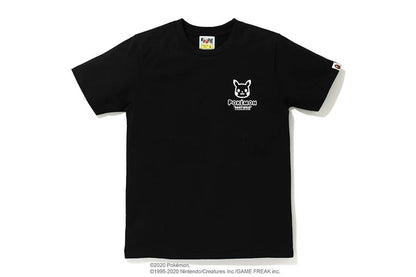 BAPE x Pokemon Ladies Pikachu Ape Head Tee #3 Black