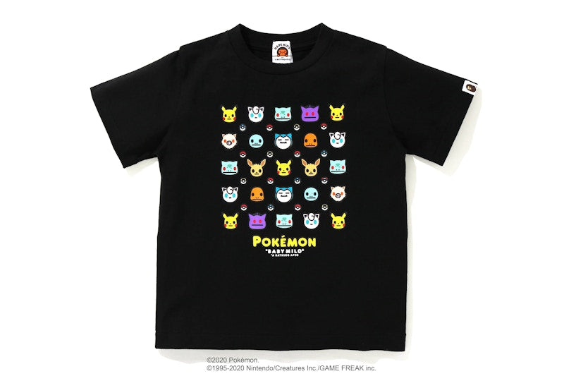 BAPE x Pokemon Ladies Tee #6 Black