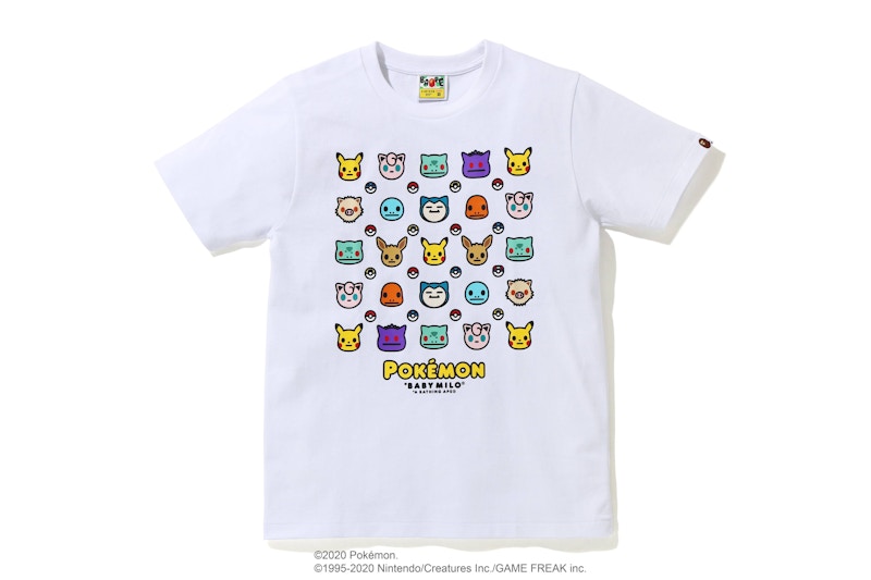 BAPE x Pokemon Ladies Tee #6 White