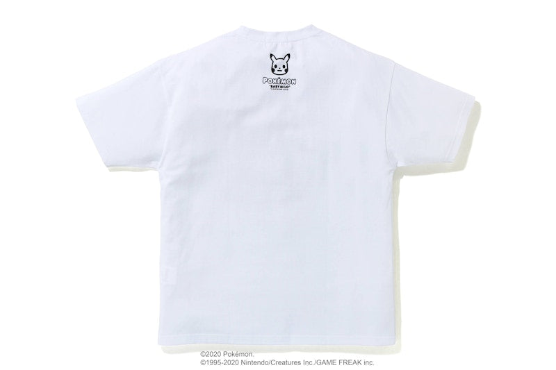 BAPE x Pokemon Oversized Ladies Ape head Tee #1 White