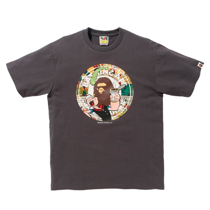 BAPE x Popeye Comic BWS Tee Charcoal