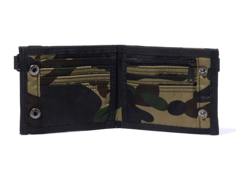 BAPE x Porter 1st Camo #2 Wallet Green