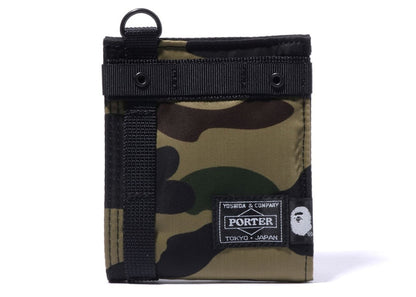 BAPE x Porter 1st Camo #2 Wallet Green