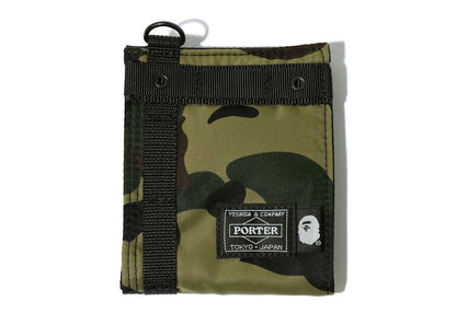 BAPE x Porter 1st Camo #3 Wallet Green