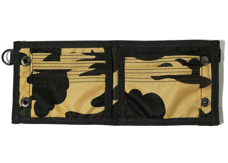 BAPE x Porter 1st Camo #3 Wallet Yellow