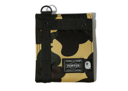 BAPE x Porter 1st Camo #3 Wallet Yellow