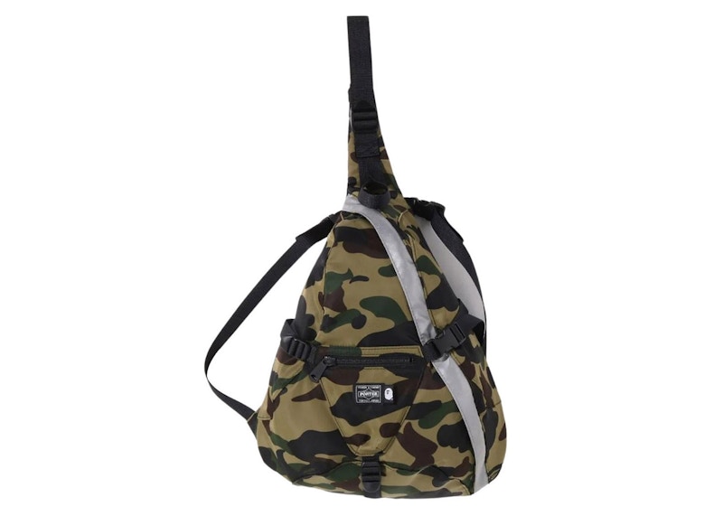 BAPE x Porter 1st Camo One Shoulder Bag (FW23) Green