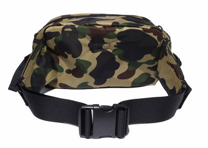 BAPE x Porter 1st Camo Waist Bag Green