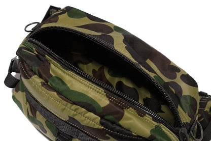 BAPE x Porter 1st Camo Waist Bag Green