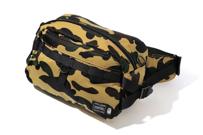 BAPE x Porter 1st Camo Waist Bag Yellow