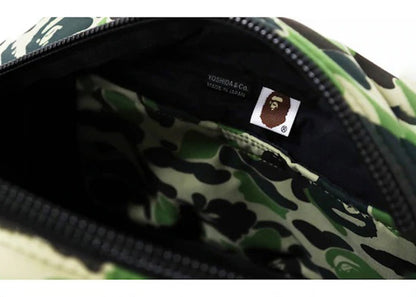 BAPE x Porter ABC Camo Waist Bag Green