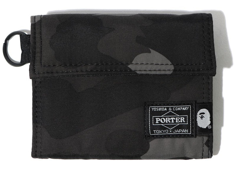 BAPE x Porter Color Camo Wallet Black