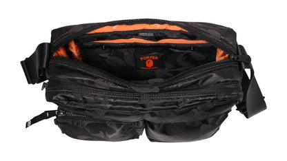 BAPE x Porter Stand Zip Sling Bag Black