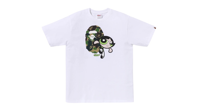 BAPE x Power Puff Girls Ape Head Buttercup Tee White