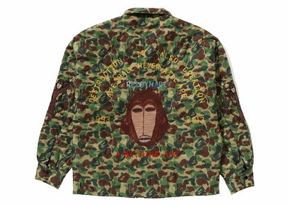 BAPE x READYMADE ABC Camo Vietnam Jacket Green