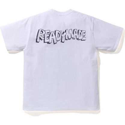 BAPE x READYMADE Shark Wide Tee White