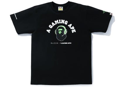 BAPE x Razer A Bathing Ape Tee Black