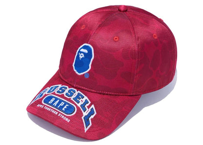 BAPE x Russell Cap Red