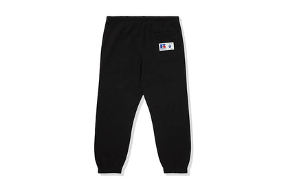 BAPE x Russell College Sweatpants Black