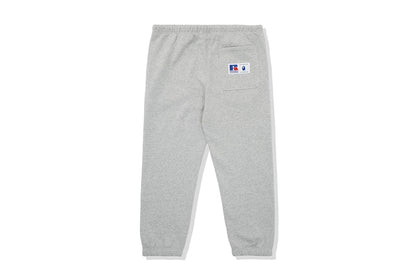 BAPE x Russell College Sweatpants Gray