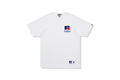 BAPE x Russell College Tee White