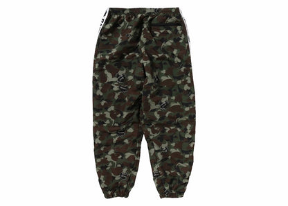 BAPE x Saint Mxxxxxx Heart Camo Track Pants Olive