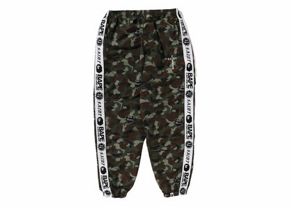 BAPE x Saint Mxxxxxx Heart Camo Track Pants Olive