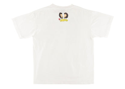 BAPE x Saint Mxxxxxx Heaven and Hell Tee Vintage White