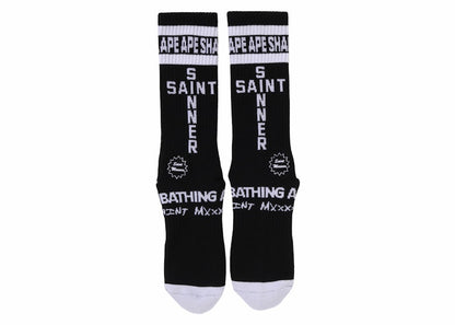 BAPE x Saint Mxxxxxx Socks Charcoal