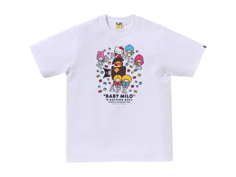 BAPE x Sanrio Characters Baby Milo II Tee White