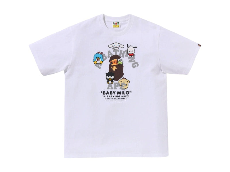 BAPE x Sanrio Characters Baby Milo Tee White