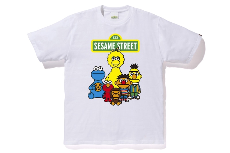 BAPE x Sesame Street Characters Tee #1 White