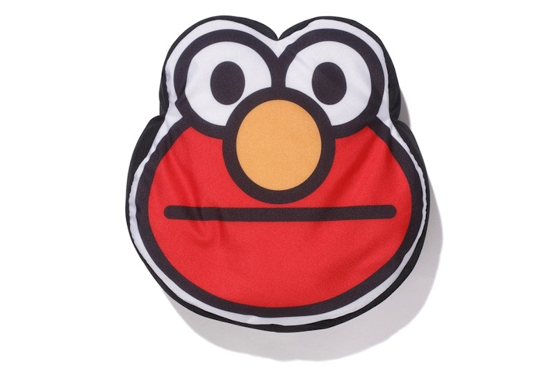 BAPE x Sesame Street Elmo Flat Cushion Red