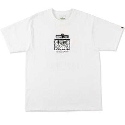 BAPE x Sesame Street Tee White