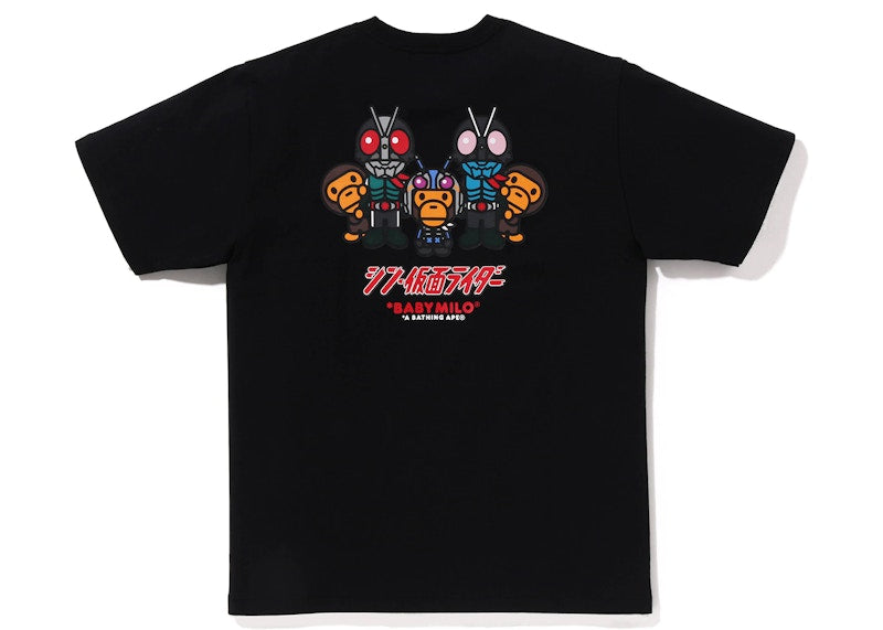BAPE x Shin Kamen Rider #1 Baby Milo Tee Black