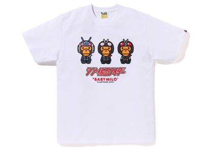 BAPE x Shin Kamen Rider #2 Baby Milo Tee White