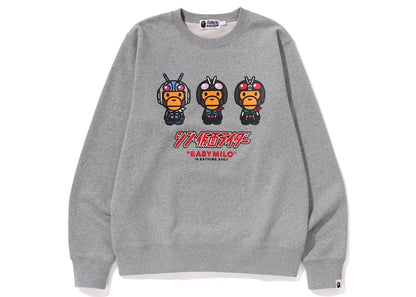 BAPE x Shin Kamen Rider Baby Milo Crewneck Grey