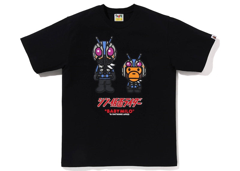 BAPE x Shin Kamen Rider No0 Baby Milo Tee Black