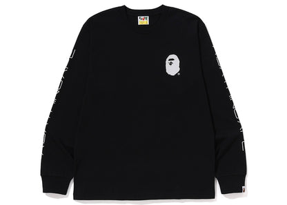 BAPE x Shin Kamen Rider Shocker Emblem L/S Tee Black